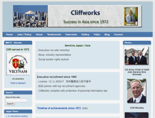 Tablet Screenshot of cliffworks.net